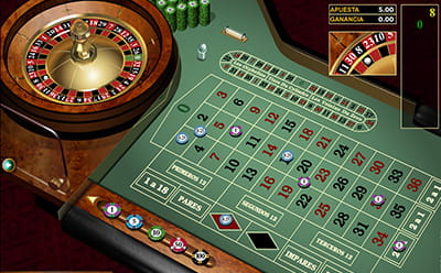 Ruleta europea Oro de Microgaming