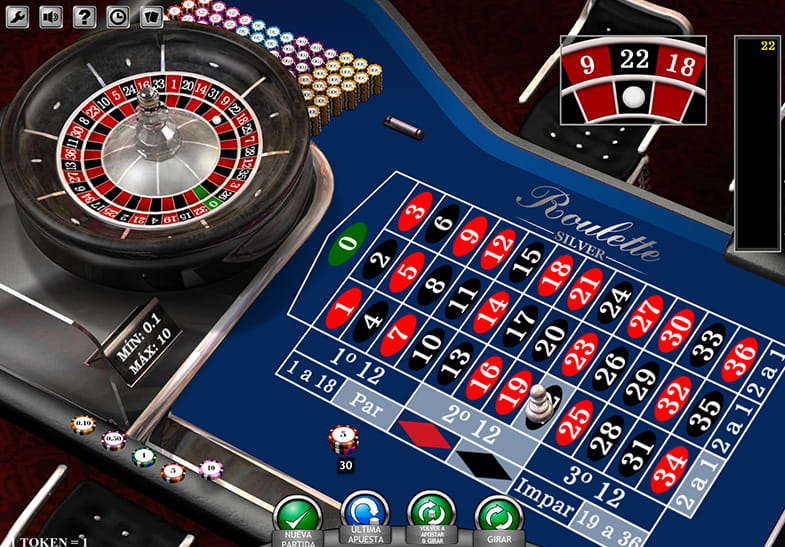 Vista de la mesa Roulette Silver de la marca iSoftBet con vista de la ganancia de la apuesta.