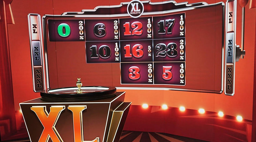 Ruleta XL en un casino online en vivo en España.