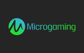Logotipo oficial de los productos con el Software de Microgaming.