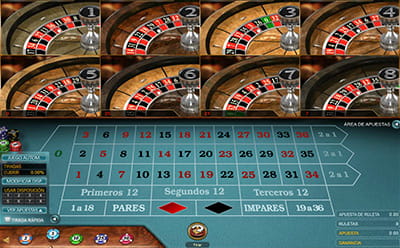 Ruleta Multiwheel Gold de Microgaming