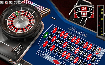 Vista de la mesa de Roulette Silver en Casino777.