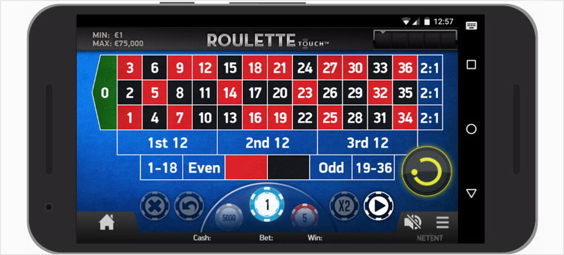 European Roulette Touch de NetEnt