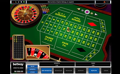 ruleta francesa de casino Betway