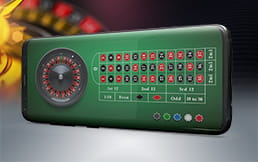 Juego de ruleta móvil en la pantalla de un móvil con sistema Android