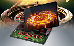 App de ruleta en un iPad