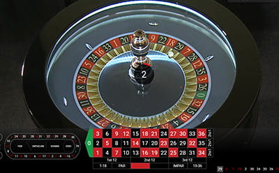 Ruleta en vivo automática Slingshot con software de Playtech.