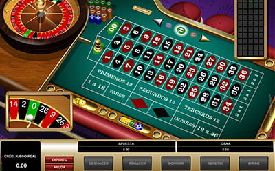 Ruleta americana Oro de Microgaming