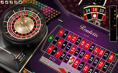 Roulette VIP con su rueda y su tapete.